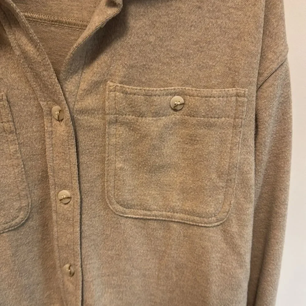 Beige Shacket - Picture 3 of 6